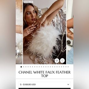 12th Tribe White Feather Top